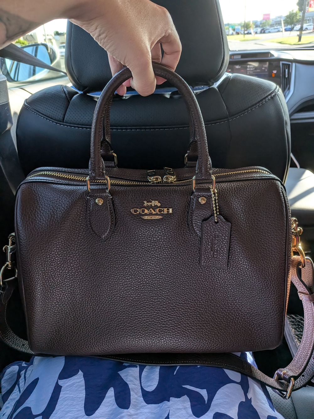Coach Large Rowan In Maple (Slouchy Version) - Picture 2 of 11